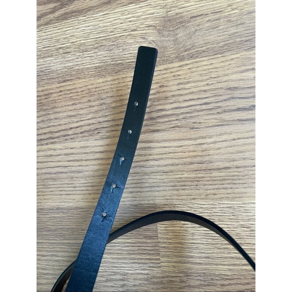 Calvin Klein Women's Monogram Buckle Belt Black
